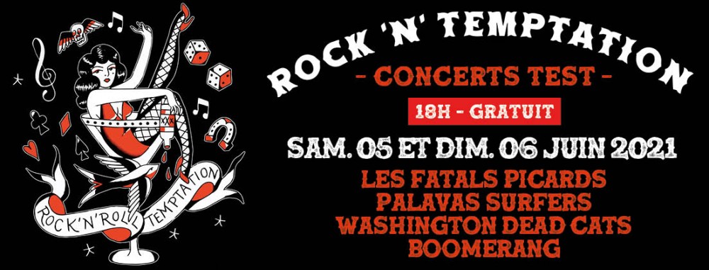 Concerts test au Secret Place avec entre autre Les Fatals Picards les 5 et 6 juin 2021 