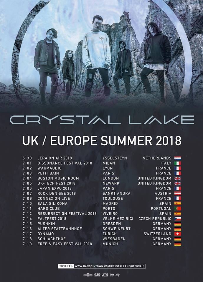 Crystal Lake annonce une tournée européenne 