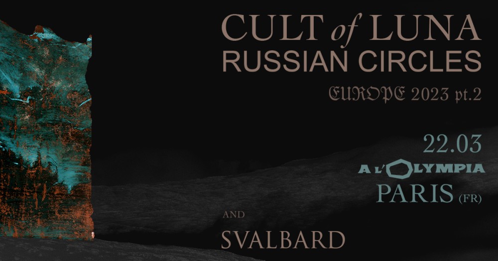 Cult Of Luna annonce une tournée européenne encompagnie de Russian Circles pour mars 2023