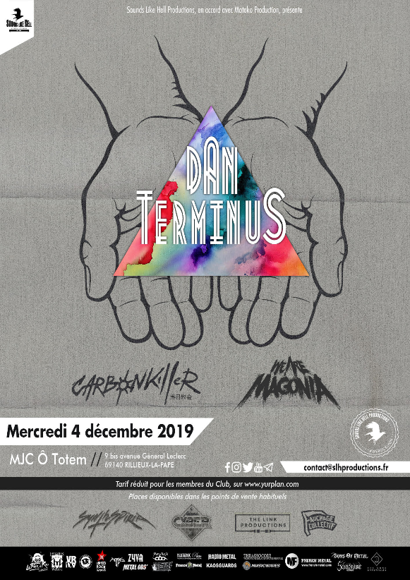 DAN TERMINUS en concert à Lyon le 4 décembre