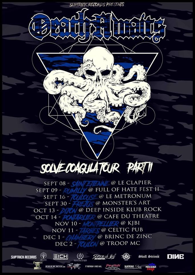 DeathAwaits annonce les dates de sa prochaine tournée 