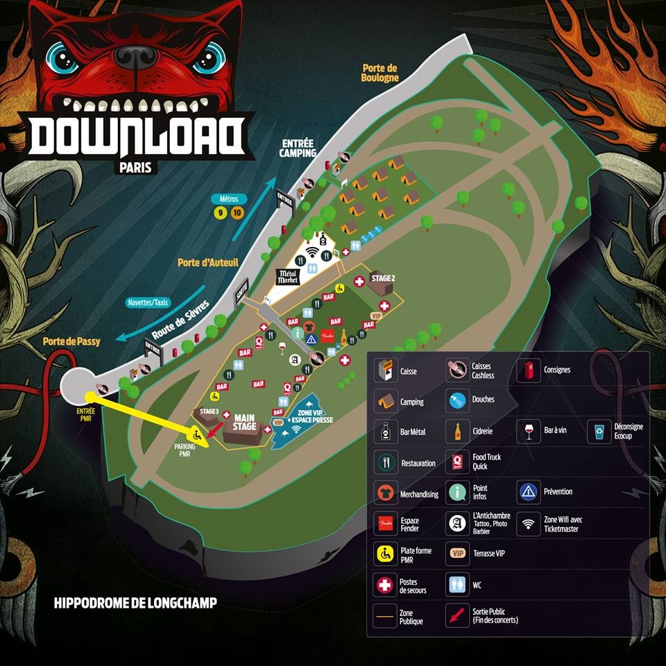 DOWNLOAD FESTIVAl, dévoile le plan du site ! 
