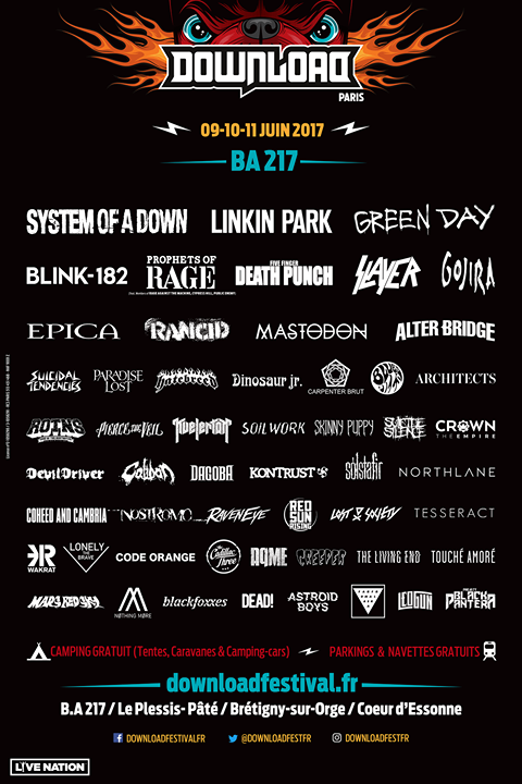 DOWNLOAD Festival France, dernière annonce ! 