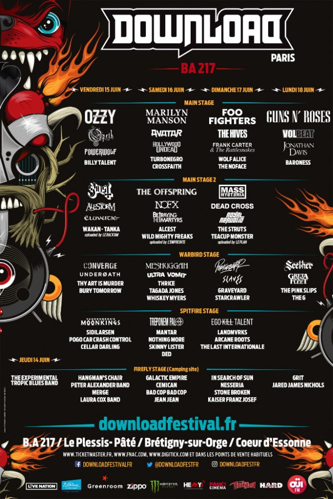 DOWNLOAD FRANCE 2018, les dernières nouveautées du festival ! 