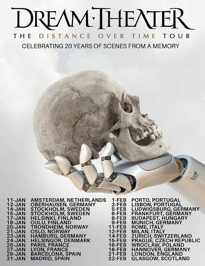 DREAM THEATER en concert le 26/01/2020 Paris et le 27/01/2020 Lyon! 