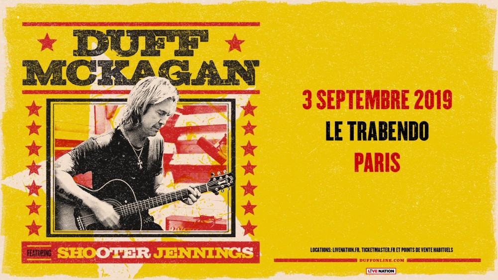 Duff McKagan au Trabendo le 3 septembre 2019 