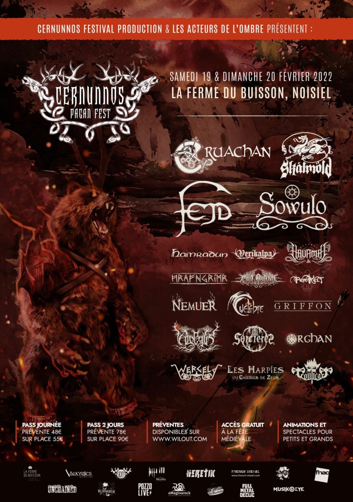 [REPORTÉ] En février 2022, vivez l'aventure du Cernunnos Pagan Fest avec United Rock Nation ! 