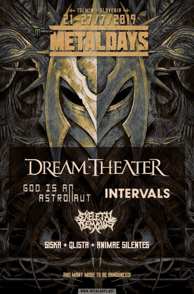 Et encore 6 nouveaux groupes pour le line-up du Metal Days, et Dream Theater en HeadLine!
