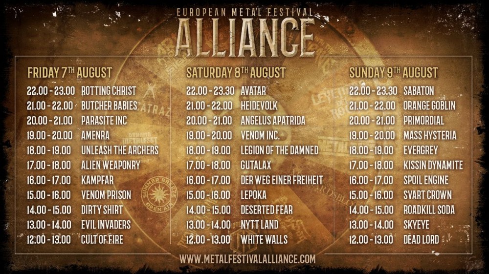 EUROPEAN METAL FESTIVAL ALLIANCE 2020  : C'est parti ! 