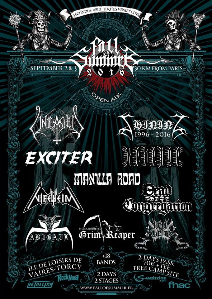 FALL OF SUMMER FESTIVAL, seconde annonce 