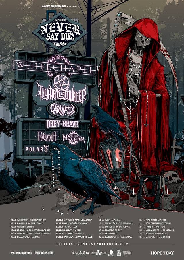 Fallujah - Impericon Never Say Die! Tour 2016 with guests! 