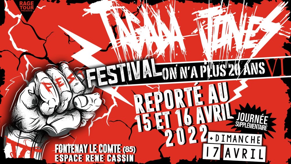Festival "On n'a plus 20 ans VI" les 15, 16 et 17 avril 2022 