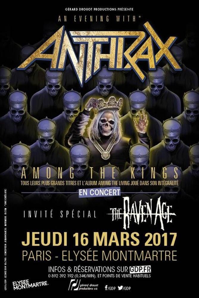 GAGNEZ un meet & greet avec Anthrax 