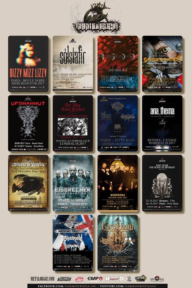 GARMONBOZIA, les prochains concerts! 