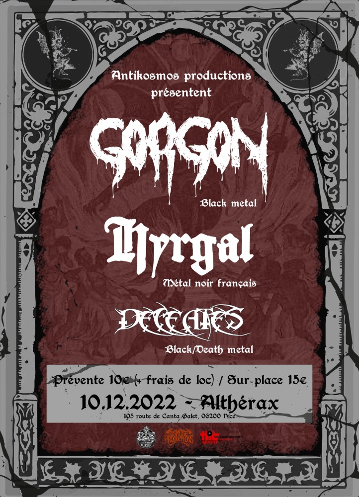 GORGON/HYRGAL/DECEATES @Altherax 10/12/2022 