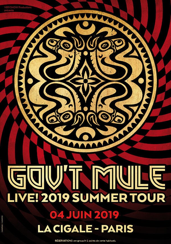 Gov'T Mule dévoile son nouveau clip  \'\'The Man I Want To Be\'\'. En concert mardi 4 juin à La Cigale/Paris! 