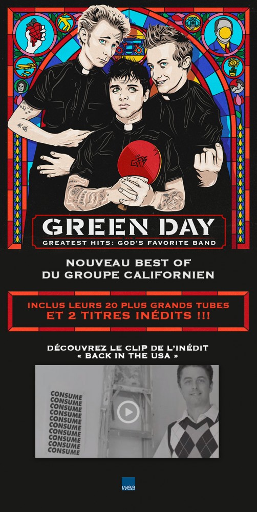 GREEN DAY :  Nouveau best of disponible! 