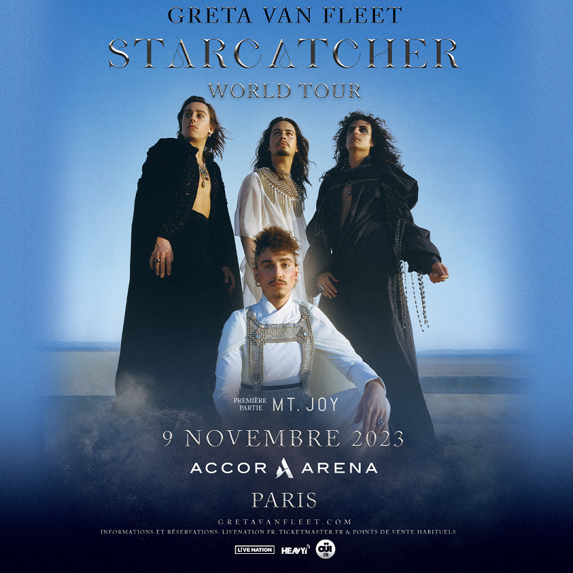GRETA VAN FLEET, leur nouvel album sort aujourd'hui ! En concert à l'Accor Arena au mois de novembre ! 
