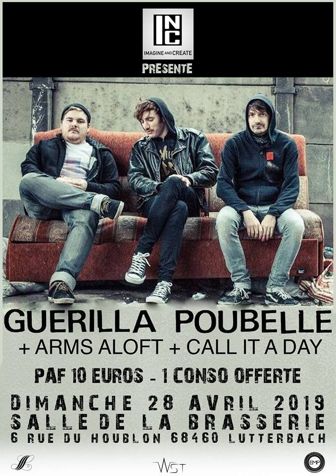 Guerilla Poubelle + guests en concert à Lutterbach!!!!! 
