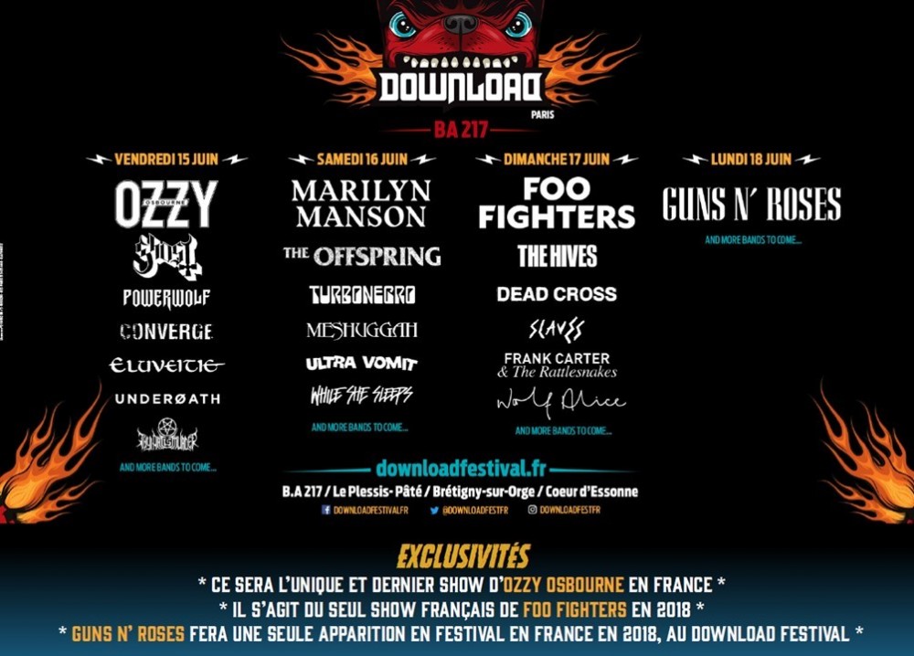 GUNS'N'ROSES au Download !  