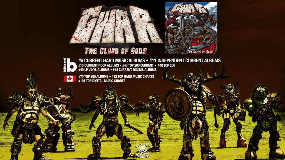 GWAR : \'\'The Blood of Gods\'\' dans les Charts! 