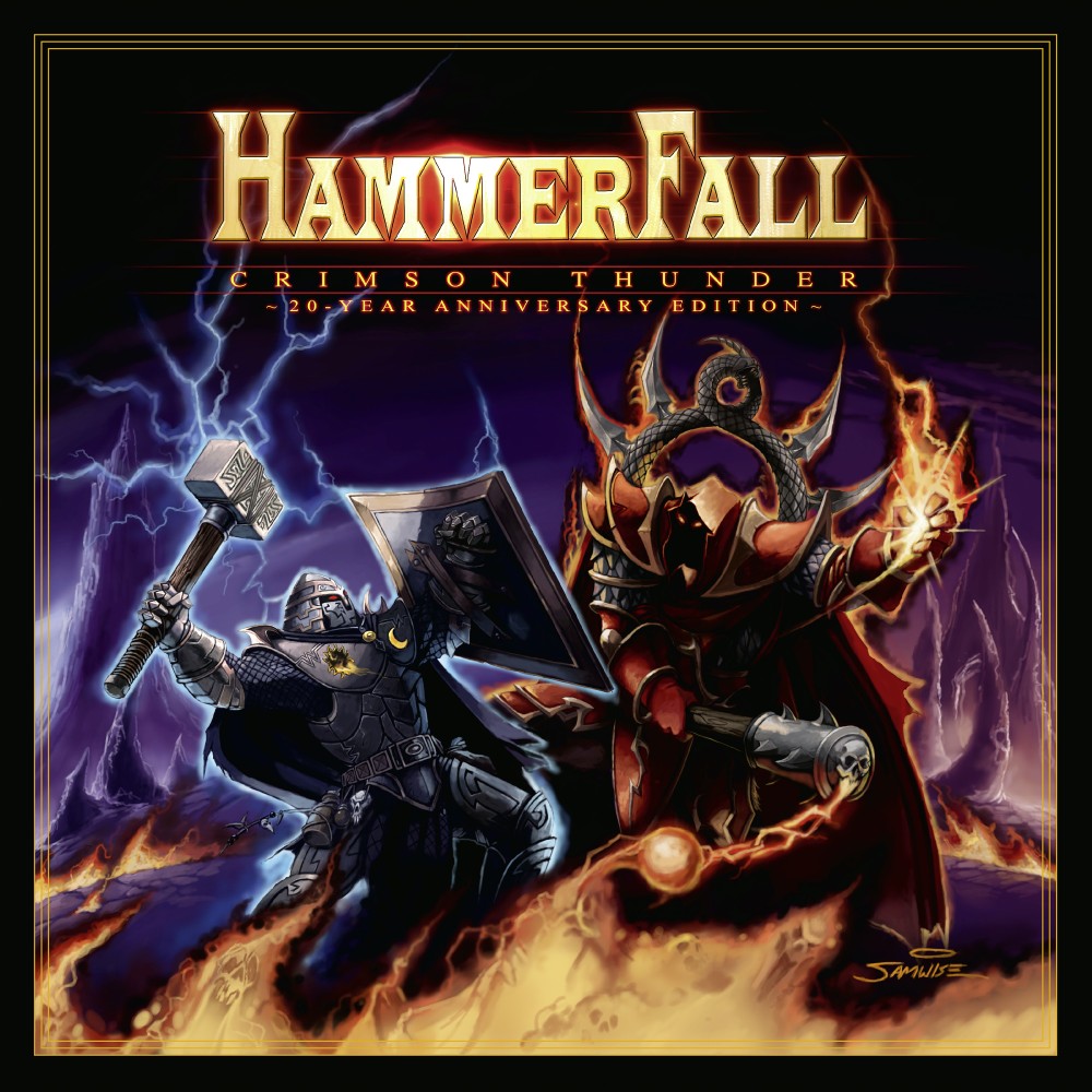 HAMMERFALL annonce l'édition du 20ème anniversaire de "Crimson Thunder". 