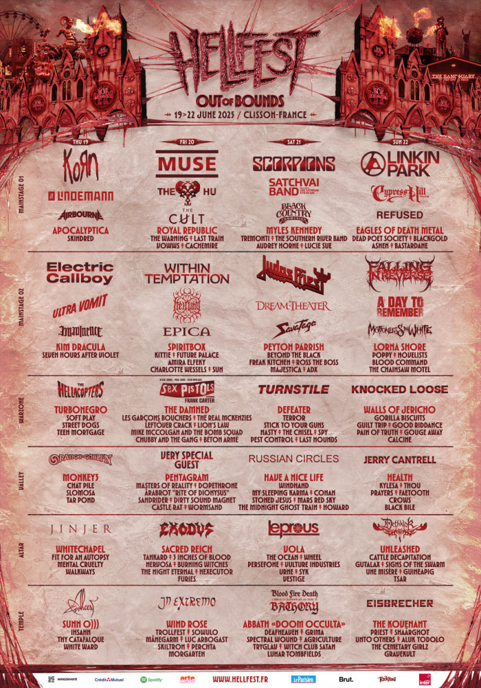 Hellfest 2025 : La programmation complète est là ! 