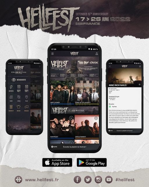HELLFEST : La nouvelle application disponible 