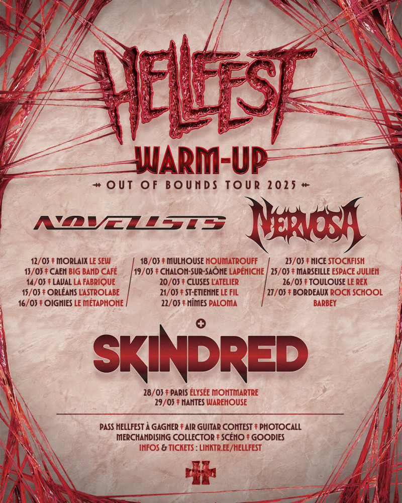 Hellfest Warm-up Tour - Toutes les dates de la tournée 