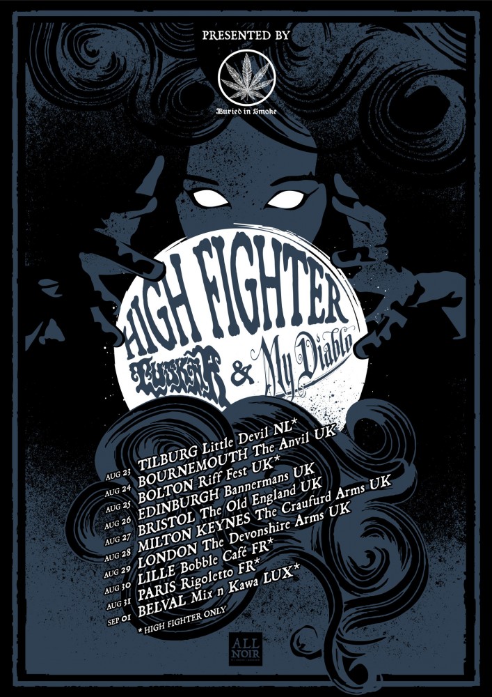 HIGH FIGHTER en tournée en Europe ! 2 dates en France ! 