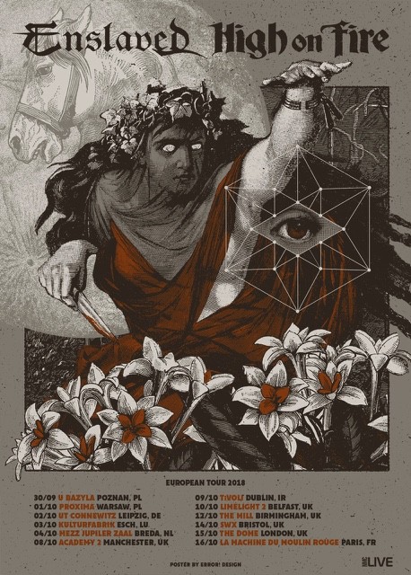 HIGH ON FIRE en tournée avec Enslaved ! Une date à Paris ! 