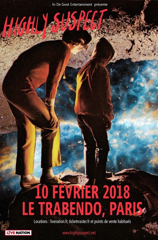 HIGHLY SUSPECT en concert à Paris le 10 février ! 
