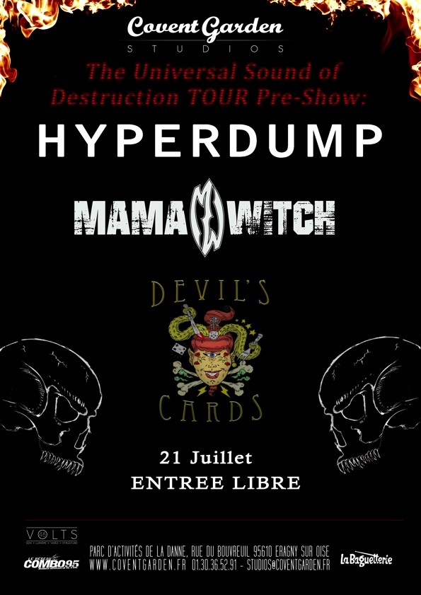 HYPERDUMP : Concert le 21 juillet prochain!
