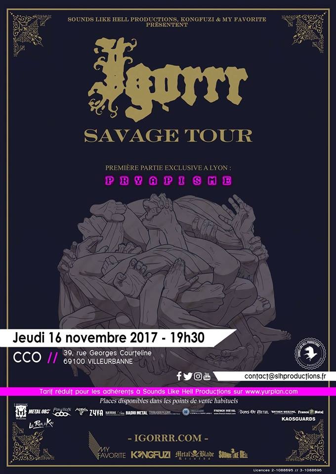 Igorrr et Pryapisme au CCO (Lyon)! 