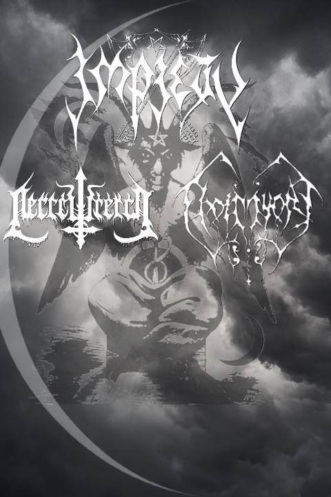 Impiety, Necrowretch et Fhoi Myore en concert le 4 décembre à Nice (Altherax) 