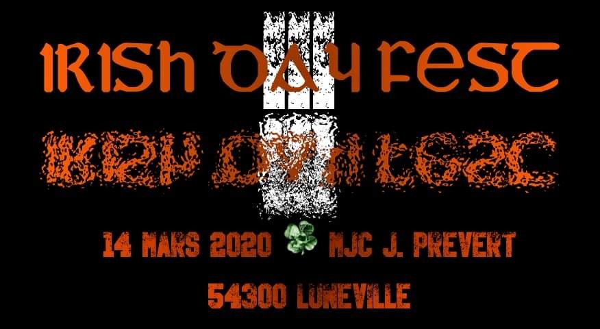Irish Day Fest #3 le 14/03/2020 ! 