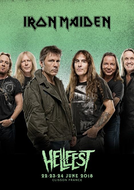 IRON MAIDEN : Premier nom pour le HELLFEST 2018!!!!! 