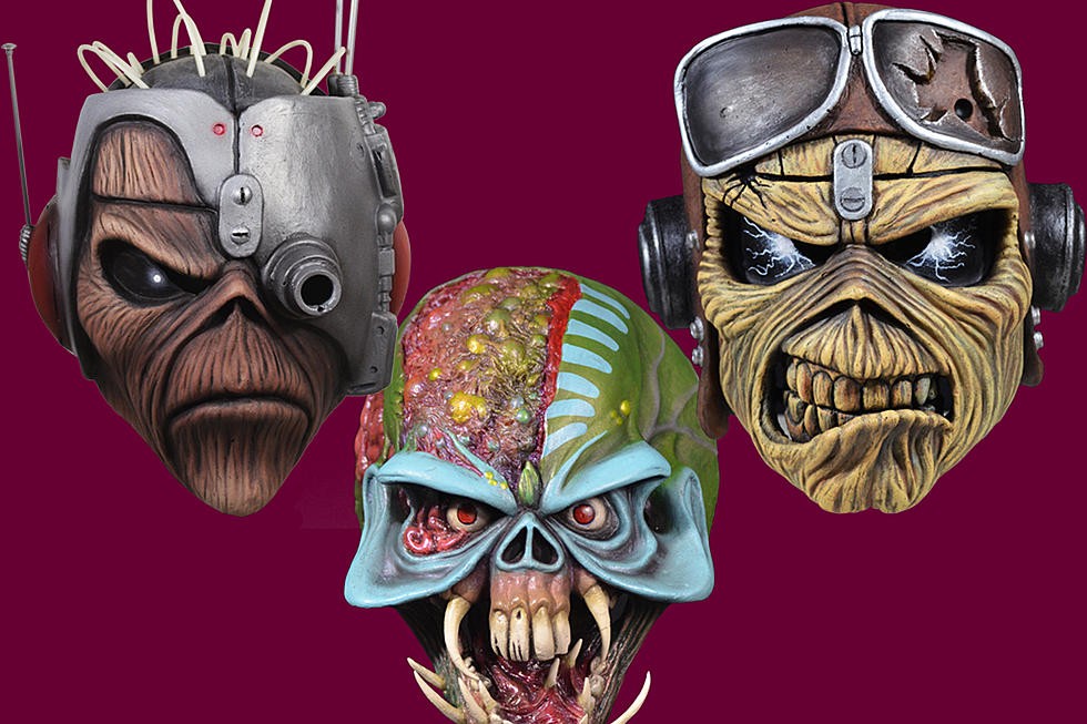 IRON MAIDEN tease quatre nouveaux masques d'Halloween à l'effigie d'Eddie 