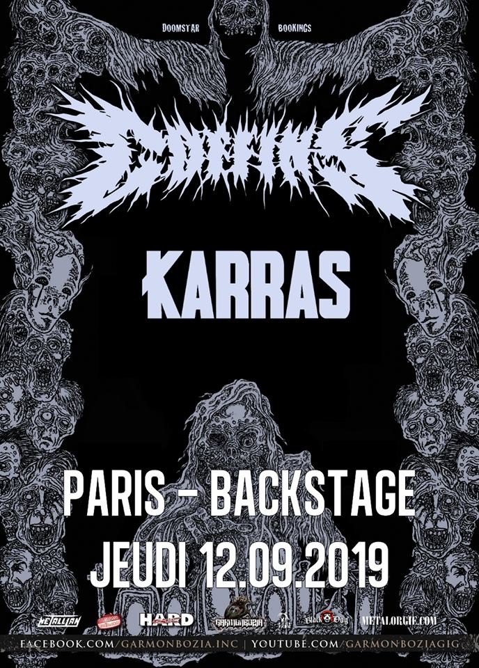 KARRAS ouvrira pour COFFINS le 12 septembre prochain au O'Sullivans Backstage By The Mill ! 