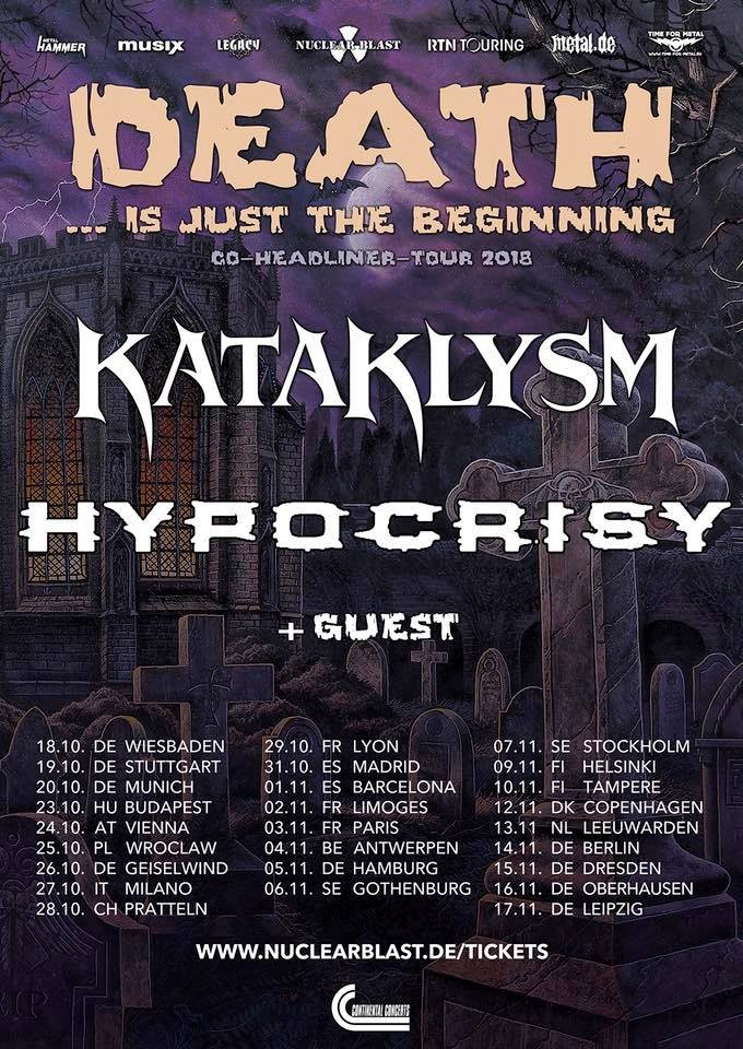 Kataklysm et Hypocrisy partent en tournée