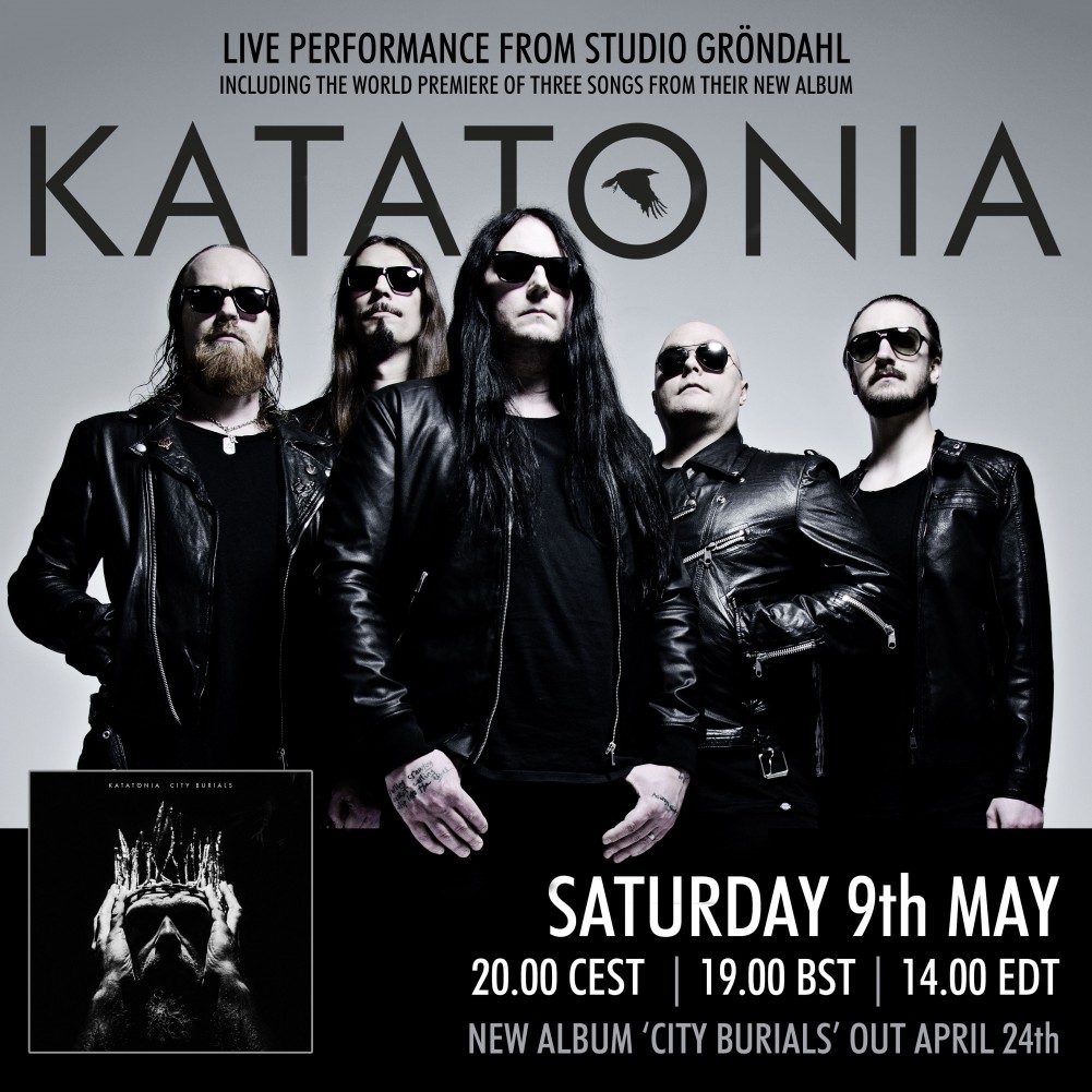 Katatonia, live performance le samedi 9 mai !