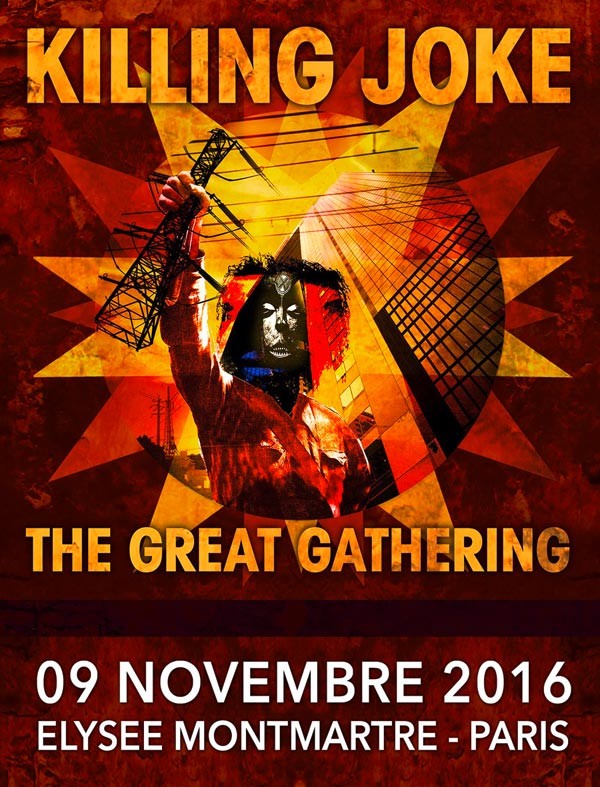 KILLING JOKE en concert à Paris le 9 novembre prochain  