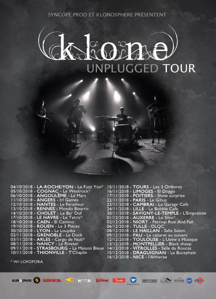 Klone, dates de tournée! 