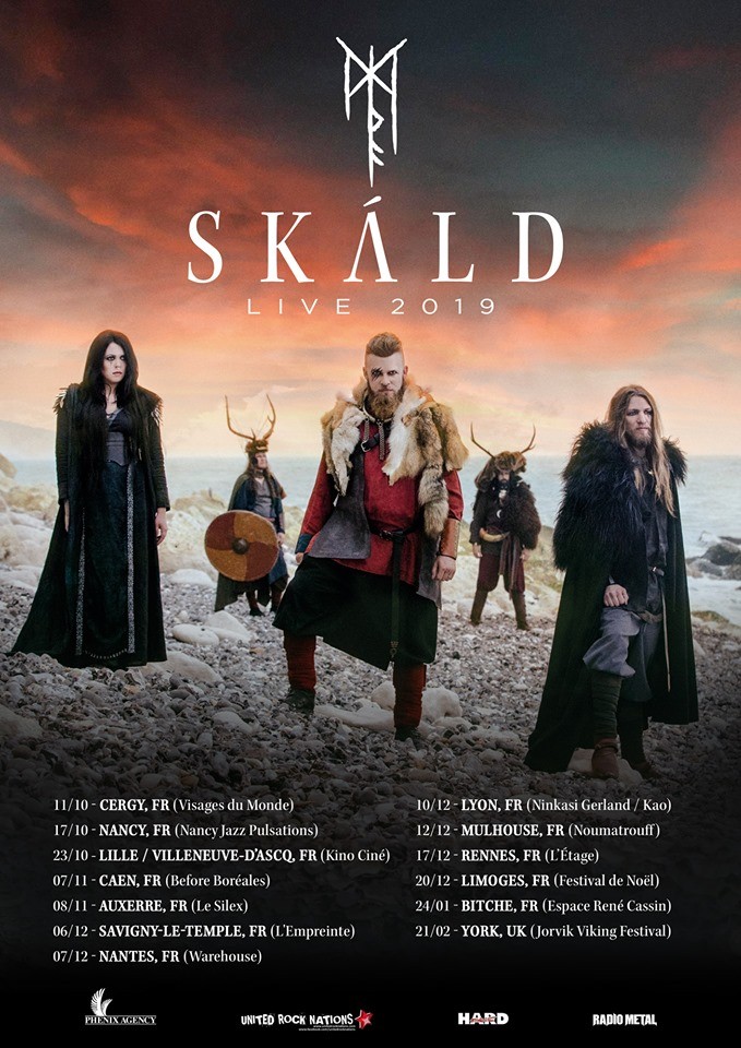 La tournée de SKÁLD continue, 7 dates pour décembre ! 