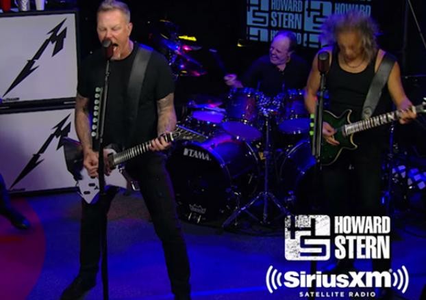  La vidéo de METALLICA live lors du Howard Stern Show le 26 septembre! 