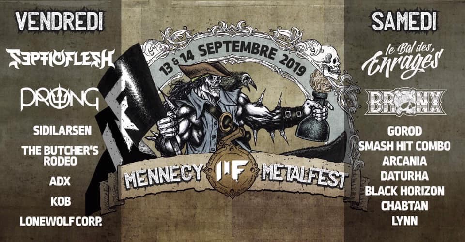 L'affiche complète du Mennecy Festival 2019