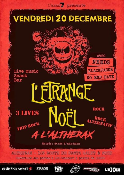 L'Altherax vous invite à une étrange soirée le 20 décembre 