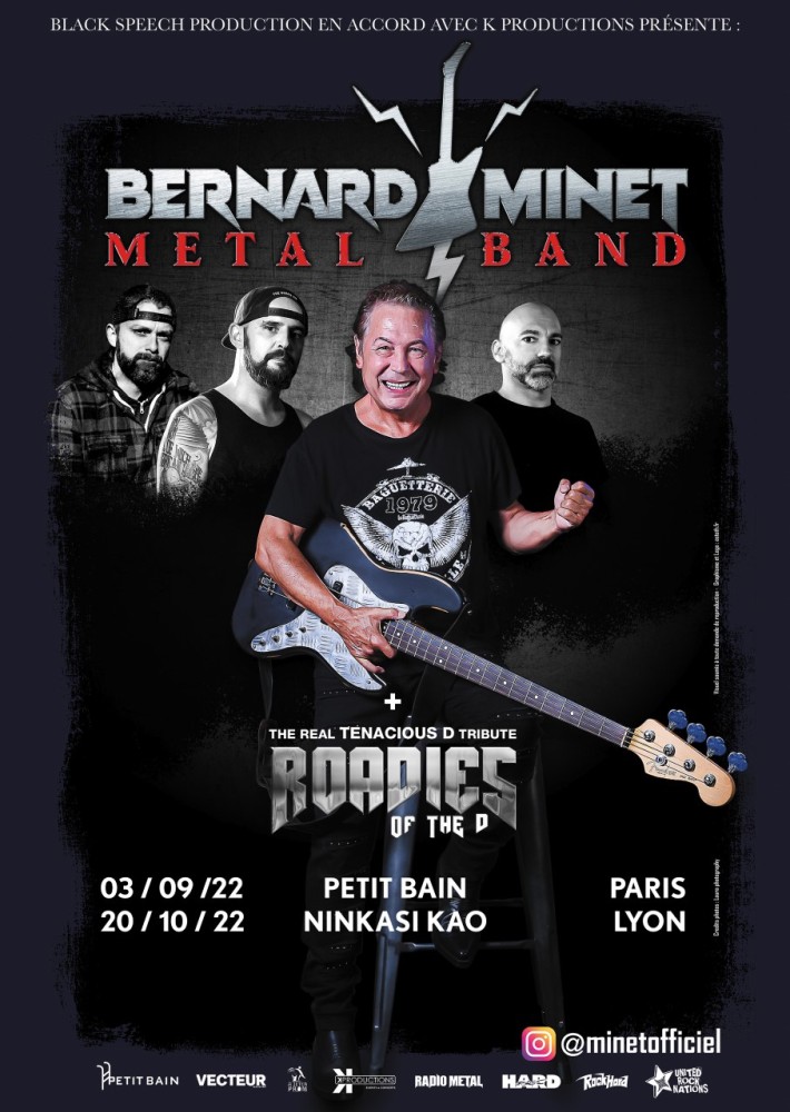 Le BERNARD MINET METAL BAND en concert !