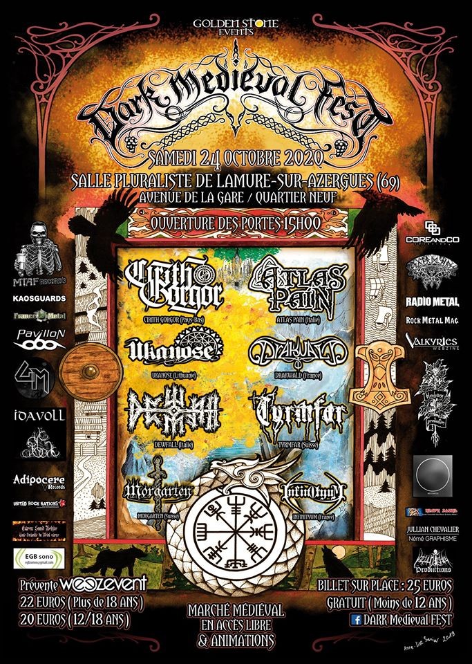 Le Dark Medieval Fest reprogrammé le samedi 24 octobre 2020 