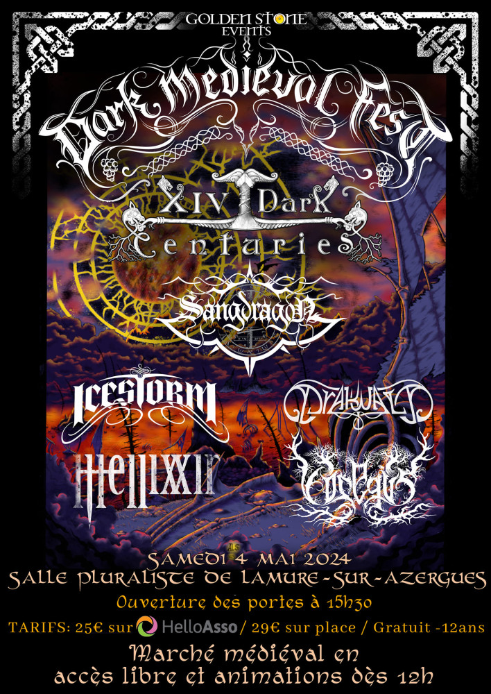 Le Dark Medieval Fest se tiendra le 4 mai prochain à Lamure-sur-Azergues 